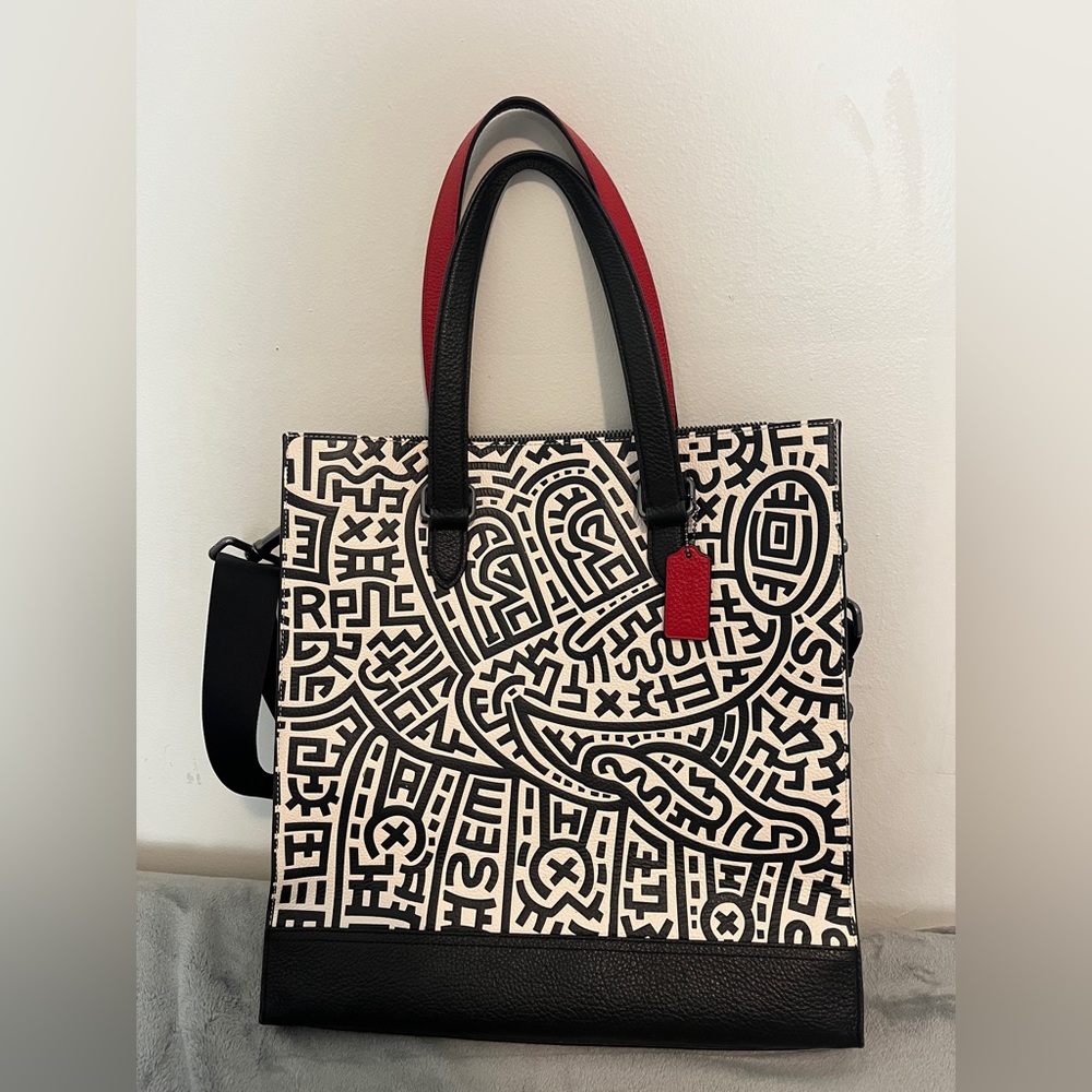 Coach x Disney Mickey Mouse X Keith Haring Graham Structured Tote